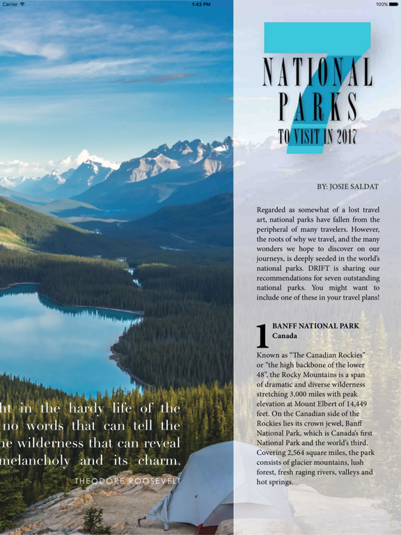 DRIFT Travel Magazine screenshot 8
