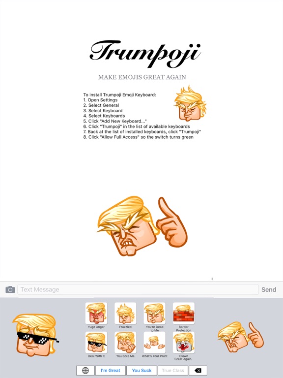 【图】Trumpoji – Donald Trump Emoji Keyboard(截图3)