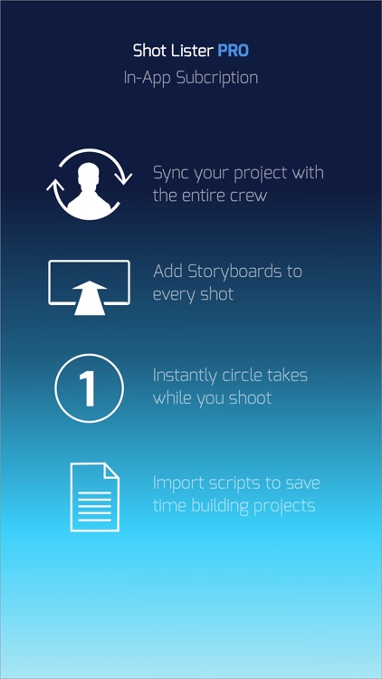Shot Lister - Film set schedule tool for Directors screenshot-4