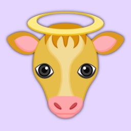 Solid Gold Cow Emoji Stickers