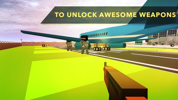 Pixel Crime Airport Attack Shoot-er Survival inc. screenshot-3