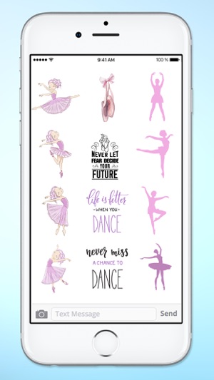 I Love Dance Ballet Sticker Pack(圖4)-速報App