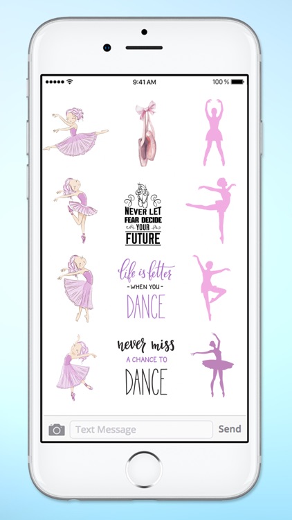 I Love Dance Ballet Sticker Pack screenshot-3