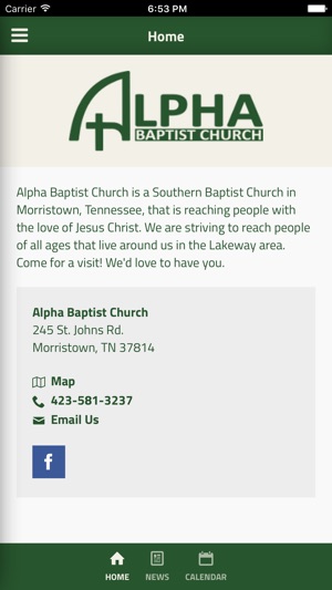 Alpha Baptist Church - Morristown, TN(圖1)-速報App