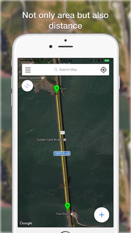 Planimeter pro - Measure area and distance on map