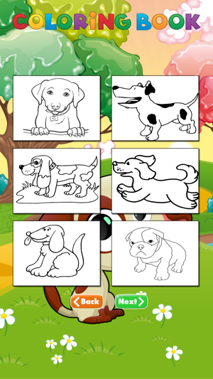 Cute Dogs Coloring book For Kid(圖4)-速報App