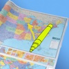 Paper Map with markers for iPhone