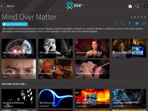 XiveTV Documentaries screenshot 4