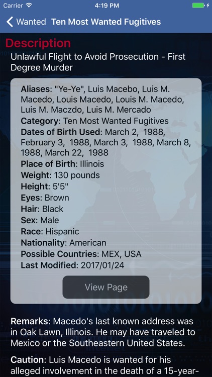 FBI Wanted