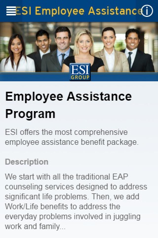 ESI Employee Assistance screenshot 2