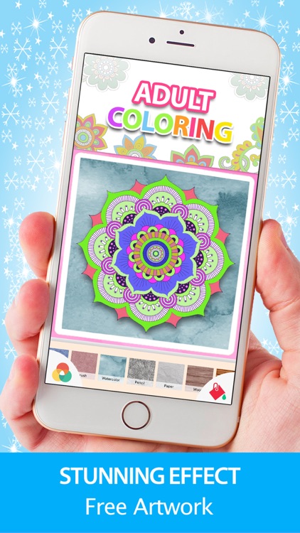 Coloring Book for Adults Mandala Color Therapy screenshot-3