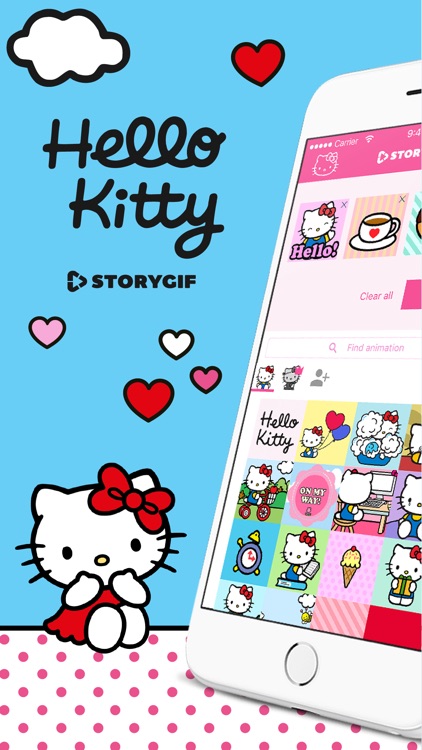 Hello Kitty StoryGIF: Valentines GIF & Story Maker screenshot-0
