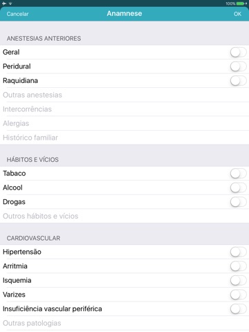 Preanesthetic Evaluation screenshot 3