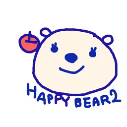 Happy Bear2 Stickers!