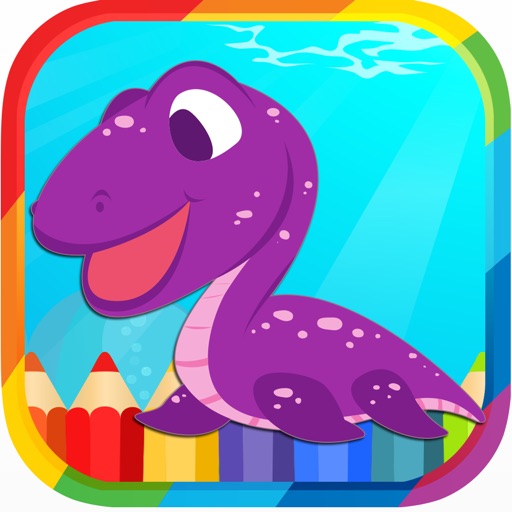 Dinosaur Park Coloring Jurassic Dino World for Kid iOS App