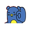 Funny Blue Bear Animated!
