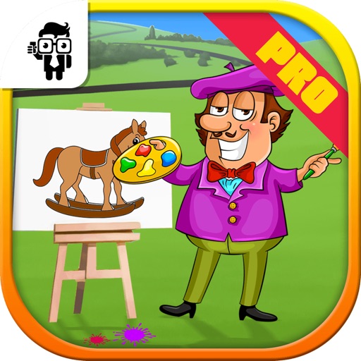Toys Kids Coloring Book Pro iOS App