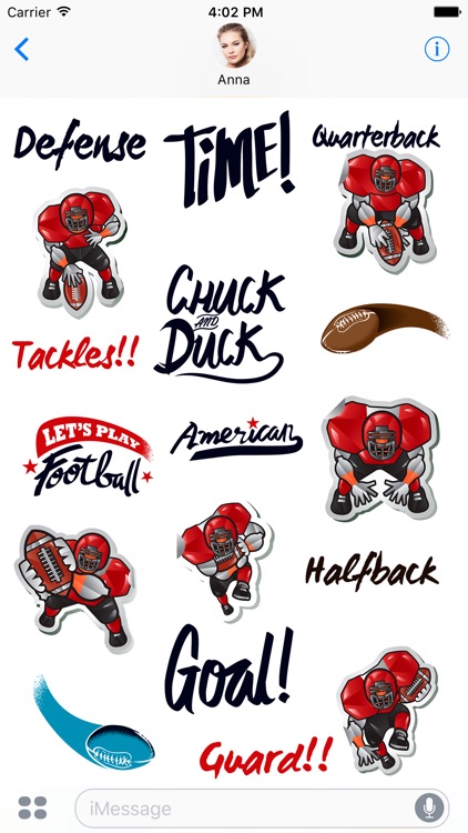 Super Sunday Football Stickers