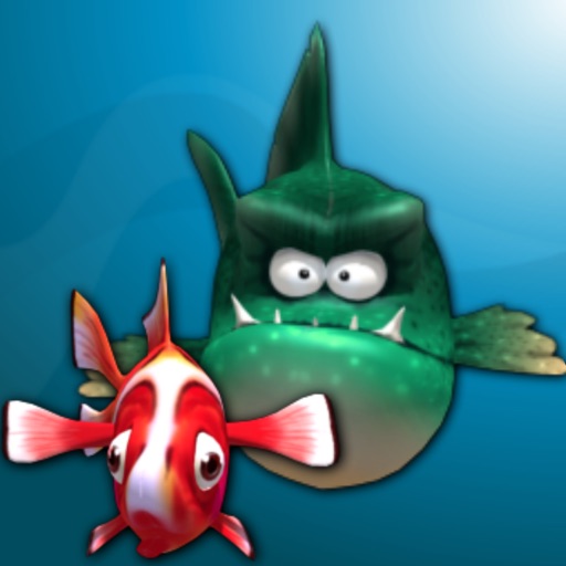 Hungry 3D Piranha Shark Fish Evolution Ocean World Icon