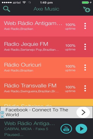 Axe Music Radio Stations screenshot 2