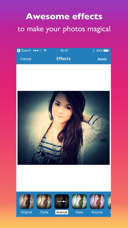 ePicEffects - photo editor for your social posts screenshot-3