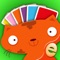 Teaches color identification and recognition by combining exciting card matching game play with professional narration, fun music and positive feedback