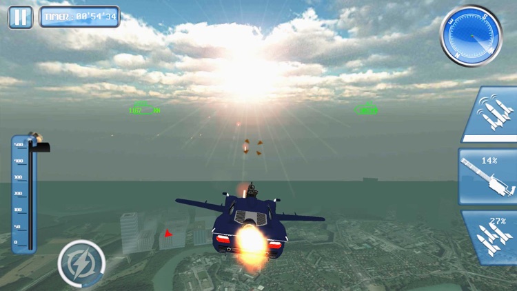 Flying Car Shooting Battle screenshot-3