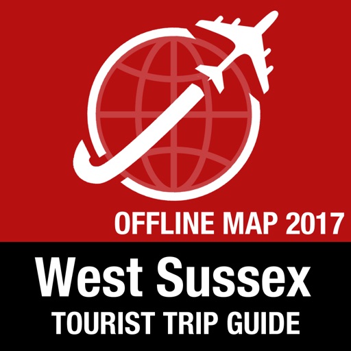 West Sussex Tourist Guide + Offline Map icon