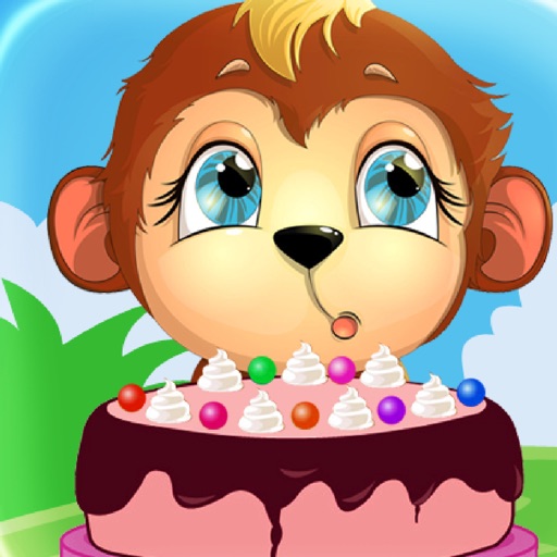Monkey Cake Icon