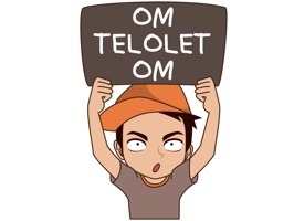 Telolet boy sticker for iMessage by AMSTICKERS