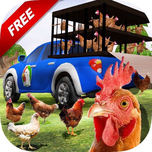 Farm Chicken - Delivery Truck Driver 3D icon