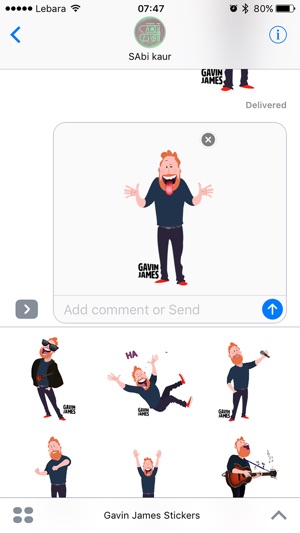 Gavin James iMessage Stickers(圖2)-速報App