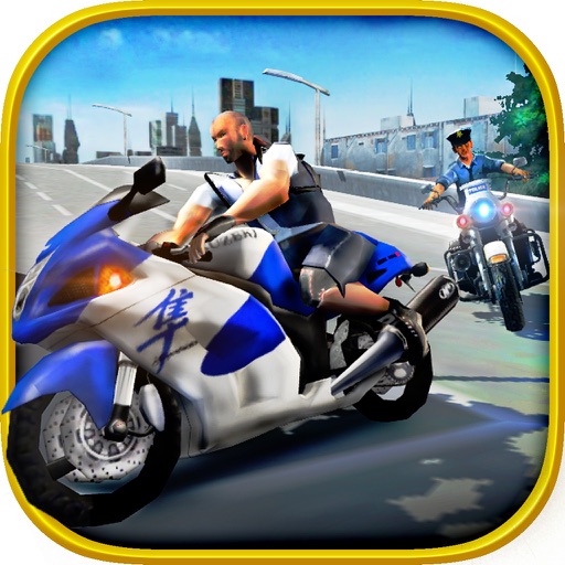 Crime City - Real Police Bike Auto icon