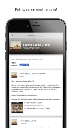 Second Baptist Monticello(圖2)-速報App