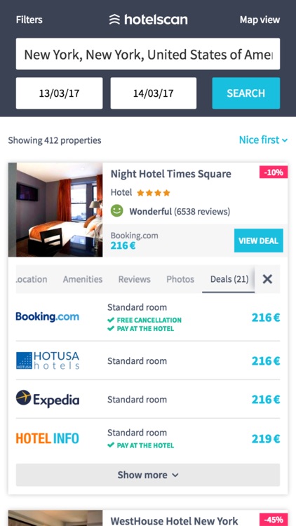 hotelscan search 1.8M hotels screenshot-3