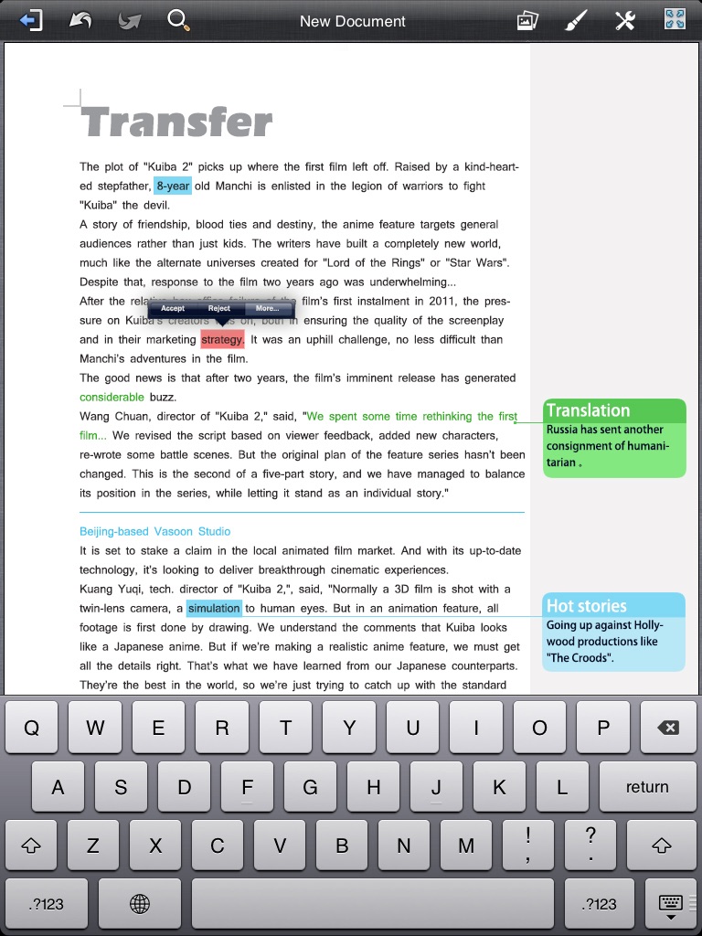 Quick Office Suite - for MS Office iWork Documents screenshot 2