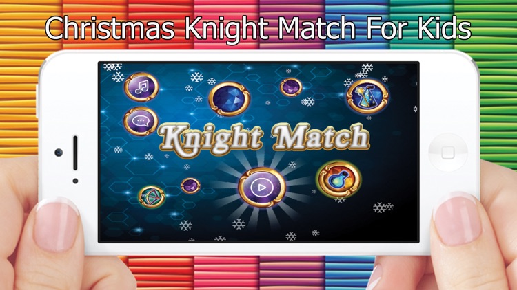 Christmas Knight Match 3 frozen and princess candy