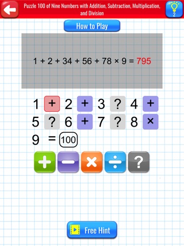 Make the Number: Math Workout with Math Puzzles screenshot 2