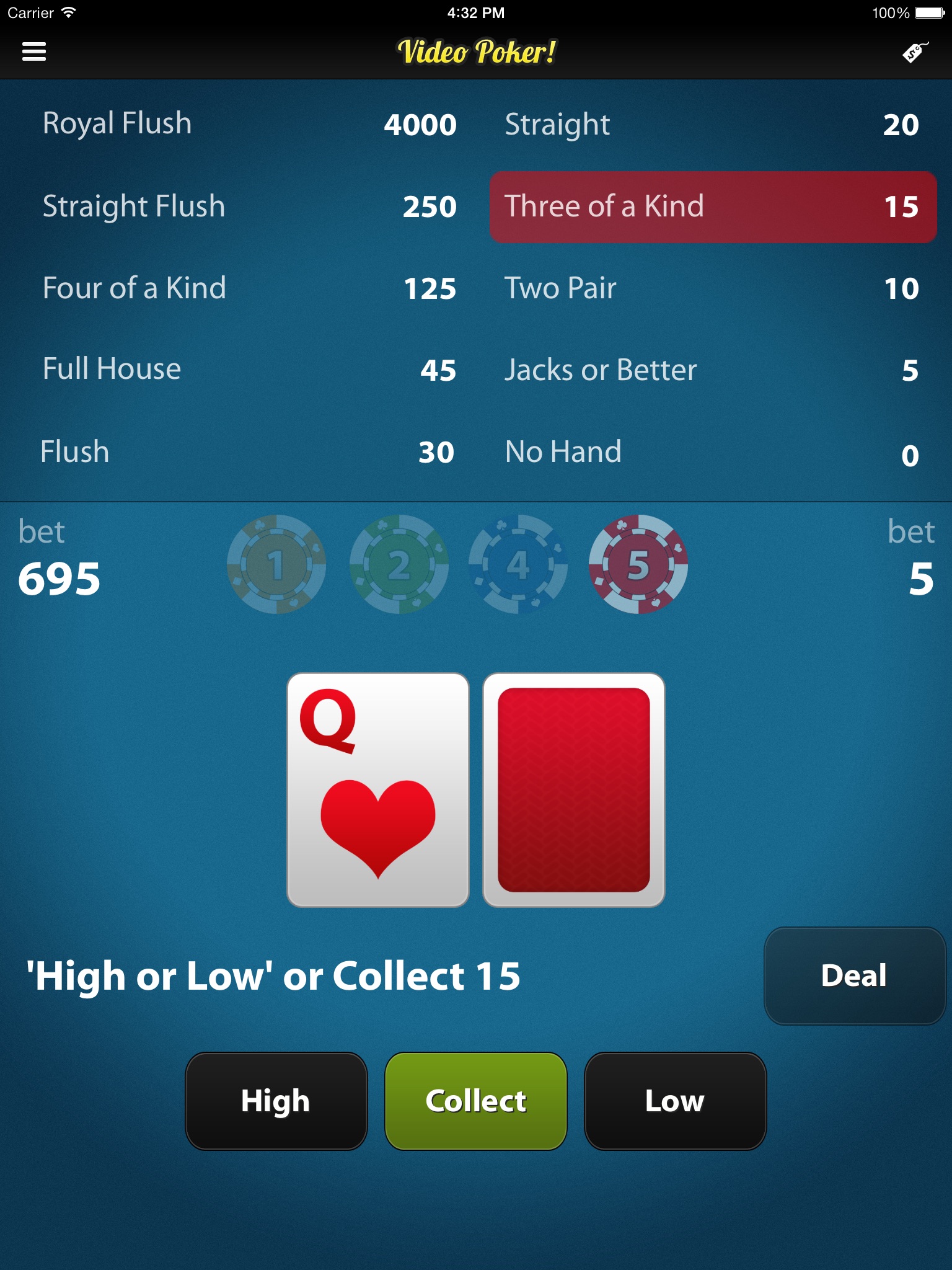 Video Poker! screenshot 4
