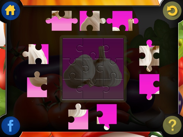 Jigsaw Puzzle for Vegetables