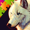 Wolf Jigsaw Puzzles, Drag and Drop Puzzle for Kids