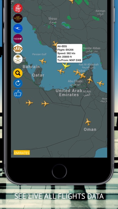 How to cancel & delete Arab Radar Free : Live Flight Radar & Status from iphone & ipad 2