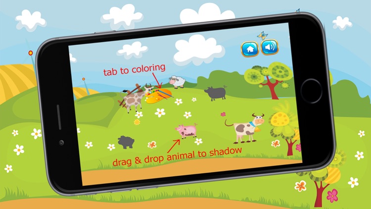 Farm Animals Puzzle Coloring