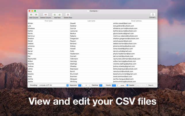 Quick CSV