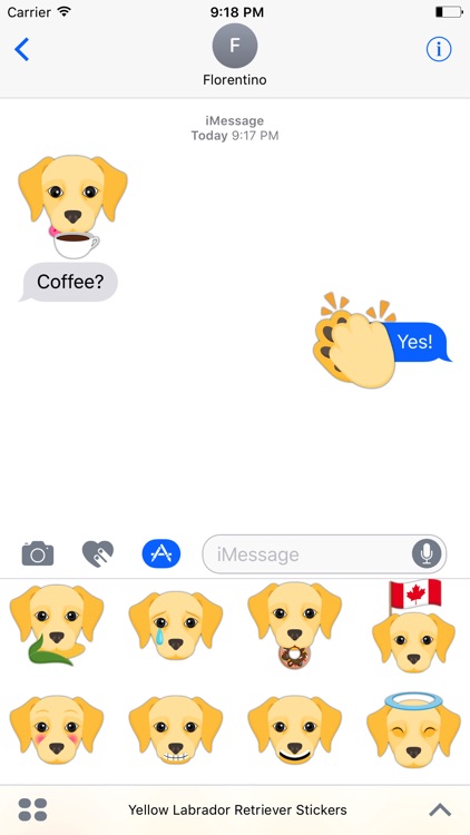 Yellow Labrador Retriever Stickers
