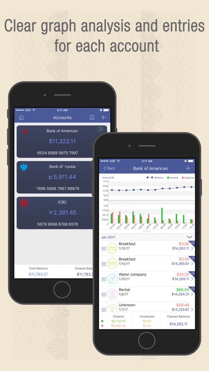 Checkbook Wiz Pro- Track Expense, Income & Account