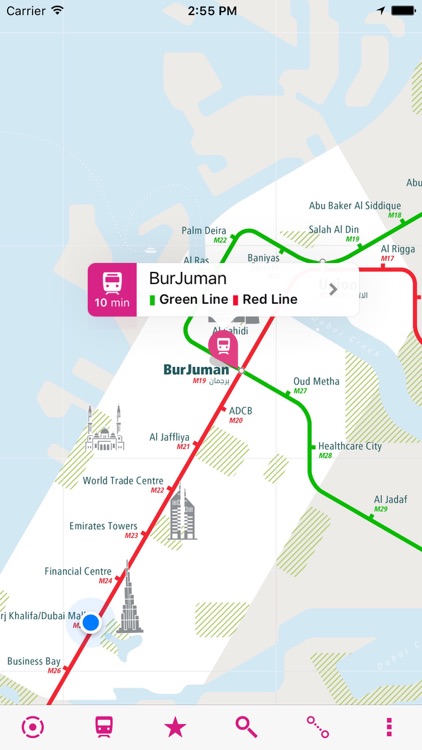 Dubai Rail Map