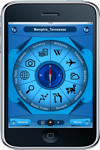 Memphis Tennessee - Offline Maps navigator - náhled