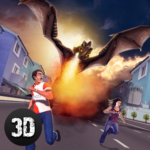 Monster Dragon City Rampage 3D - 2 iOS App
