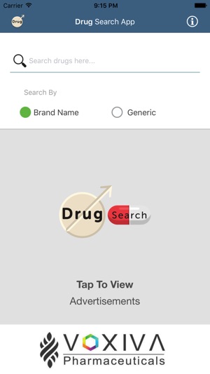 Drug Search App Medicines